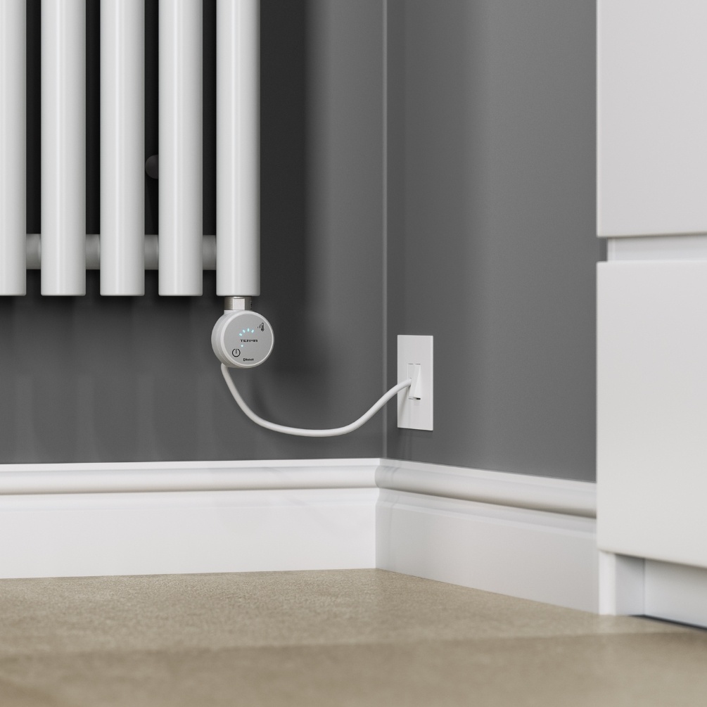 Wall Mounted Grey Electric Radiators Plug In Designer Electric