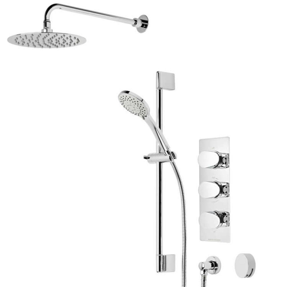 Roper Rhodes Clear Triple Function Shower System with Smartflow Bath Filler